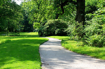 Wanderweg im Schlosspark Lütetsburg