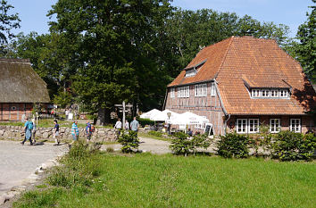 Ortskern Wilsede mit Gasthaus