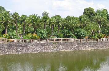 Blick auf den Kurpark in Bad Pyrmont