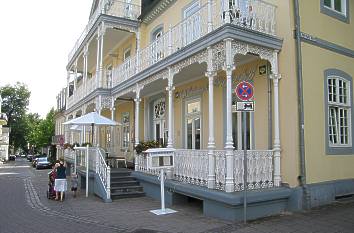 Bäderarchitektur in der Heiligenangerstraße in Bad Pyrmont