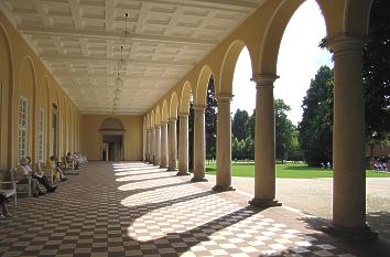 Lesesaal im Kurpark Bad Pyrmont