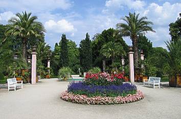 Palmengarten mit Barockelementen