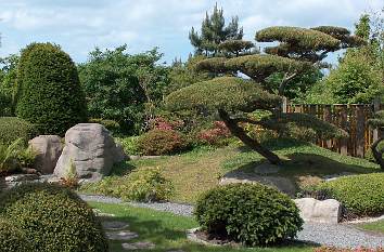 Japanischer Garten im Park der Gärten