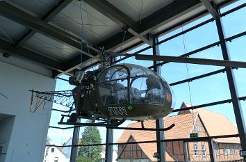 Hubschrauber im Hubschraubermuseum