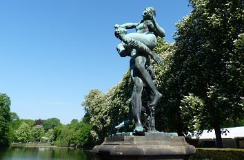 Skulptur vor Schloss Bückeburg