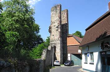 Stadtmauer mit Storchenturm in Einbeck