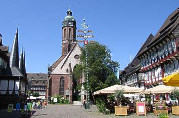 Marktplatz mit Marktkirche in Einbeck