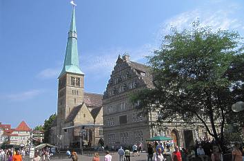 Hameln Markt: Marktkirche und Hochzeitshaus