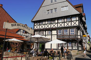 Biergarten in Hann. Münden