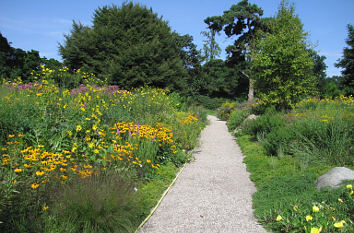 Weg durch den Berggarten