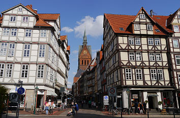 Kramerstraße mit Marktkirche in Hannover