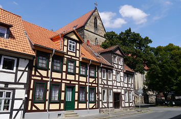 Beguinenstraße und Kirche St. Stephani Helmstedt