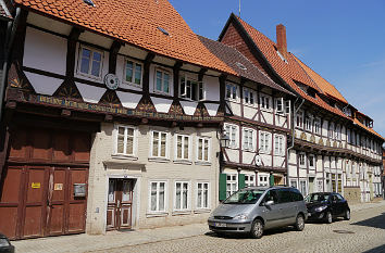 Fachwerkhäuser Schnitzereien Renaissance Hornburg