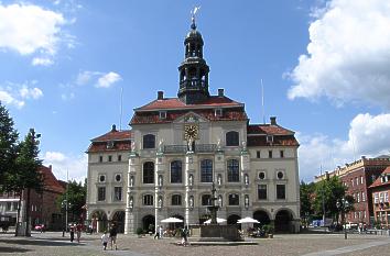 Barocke Rathausfassade am Marktplatz