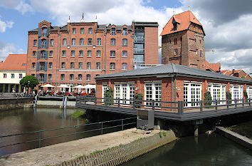 Wasserviertel an der Ilmenau in Lüneburg