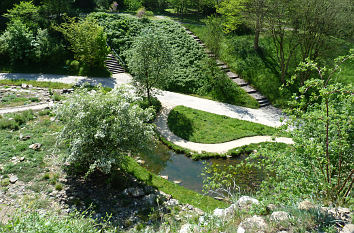 Blick vom Aussichtsberg im Botanischen Garten Osnabrück