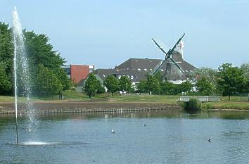 Kurpark und Inselmühle auf Norderney