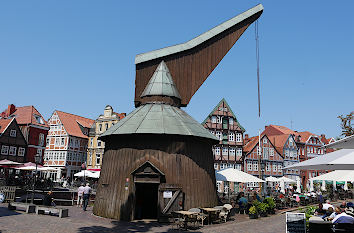 Drehkran am Alten Hafen in Stade