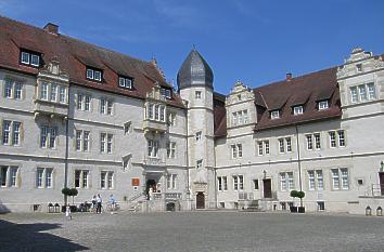 Innenhof Schlosshotel Schwöbber