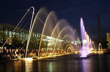 Wasserfontänenshow Autostadt Wolfsburg