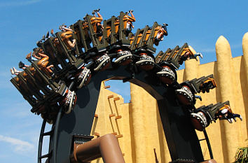 Looping Achterbahn Phantasialand Brühl