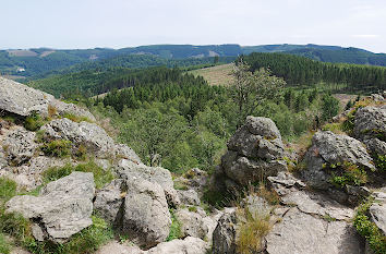 Blick vom Feldstein Bruchhauser Steine