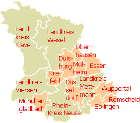 Quermania - Nordrhein-Westfalen - Regierungsbezirk Düsseldorf - Ausflugsziele ...
