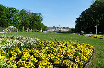 Blickachse im Kurpark Bad Oeynhausen