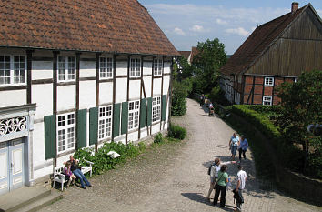Dorfstraße im Freilichtmuseum Detmold