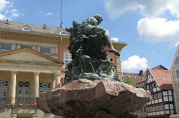 Donopbrunnen Marktplatz Detmold