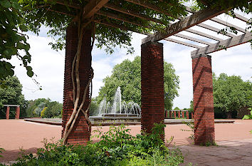 Springbrunnen im Nordpark Düsseldorf