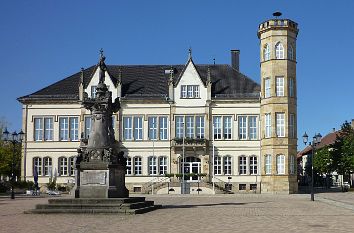 Rathaus und Marktplatz Horn