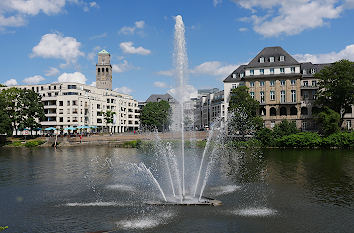 Springbrunnen Müga-Park + Ruhrpromenade Mülheim an der Ruhr