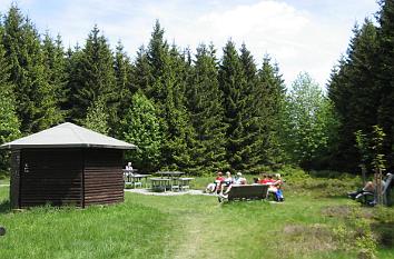 Rastplatz auf dem Rothaarsteig