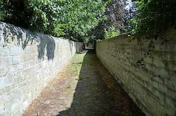 Grünsandsteinmauern in Soest
