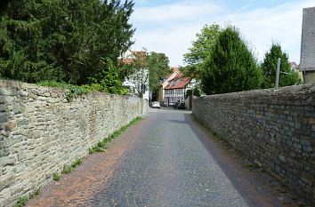 Grünsandsteinmauern in Soest