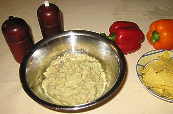 Guacamole für Fajitas
