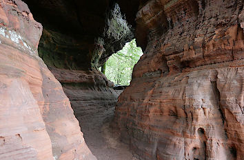 Durchgang am Altschlossfelsen