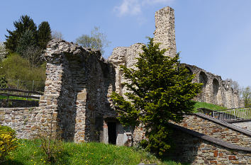 Mittelalterliche Stadtmauer in Dausenau