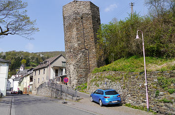 Schiefer Turm in Dausenau