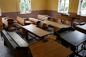 Klassenraum Schule Volkskundemuseum Roscheider Hof