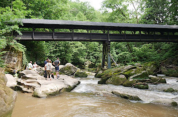 Wanderbrücke über die Irreler Wasserfälle