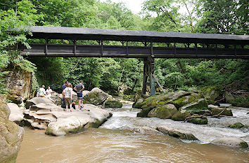 Wanderbrücke über die Irreler Wasserfälle