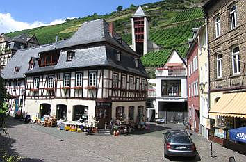 Blick zum Postenturm in Bacharach