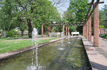 Springbrunnen im Kurpark Bad Dürkheim