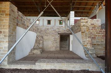 Teilrekonstruktion der römischen Villa bei Bad Dürkheim