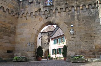 Eisentor mit Zwinger in Freinsheim