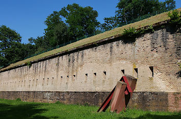 Festungsmauer Fronte Beckers in Germersheim