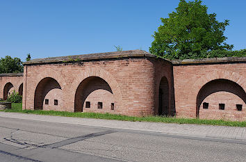Festungsmauer in Germersheim
