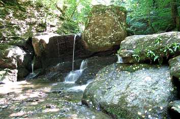 Wasserfall in der Ehrbachklamm